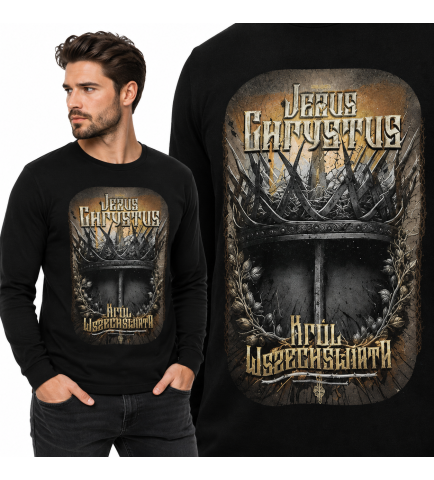 LONGSLEEVE Chrześcijański    Król Wszechświata